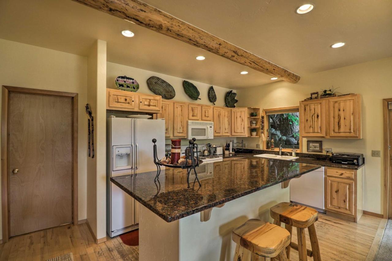 Rustic Home On Whitefish Mountain, Near Ski Run! Exterior photo