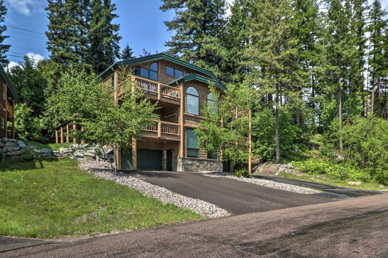 Rustic Home On Whitefish Mountain, Near Ski Run! Exterior photo
